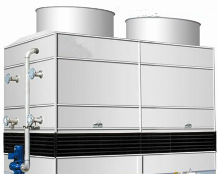 閉式冷卻塔安裝現(xiàn)場